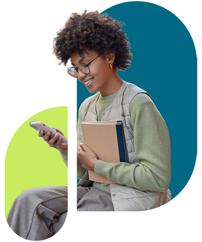 Estudante aprendendo